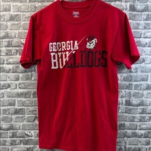 Red Georgia Bulldogs T-shirt‎